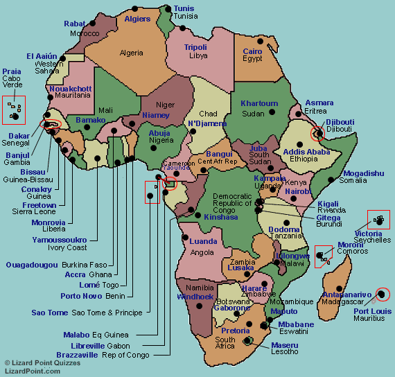 Africa Capital Quiz 82